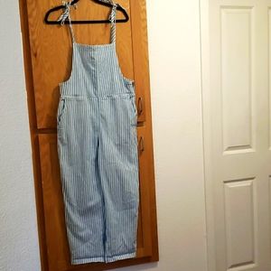 Womens Madewell Overall Tie Jumpsuit